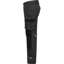 ENGEL Galaxy arbejdsbukser med hængelommer Antrazitgrå/Sort 2811-254