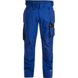 ENGEL Galaxy arbejdsbukser med hngelommer Surfer Blue/Sort 2811-254