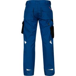 ENGEL Galaxy arbejdsbukser Surfer Blue/Sort 2810-254