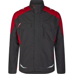 ENGEL Galaxy arbejdsjakke Antrazitgr/Tomato Red 1810-254