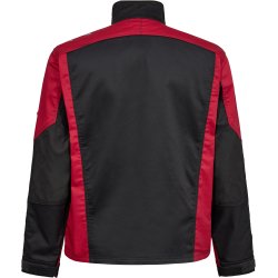 ENGEL Galaxy arbejdsjakke med str�k Antrazitgr�/Tomato Red 1809-255