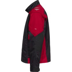 ENGEL Galaxy arbejdsjakke med str�k Antrazitgr�/Tomato Red 1809-255