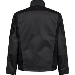 ENGEL Galaxy arbejdsjakke med strk Antrazitgr/Sort 1809-255