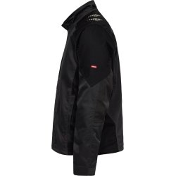 ENGEL Galaxy arbejdsjakke med strk Antrazitgr/Sort 1809-255