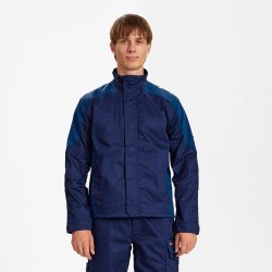 ENGEL Galaxy arbejdsjakke med stræk Blue Ink/Dark Petrol 1809-255