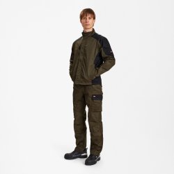 ENGEL Galaxy arbejdsjakke med str�k Forest Green/Sort 1809-255