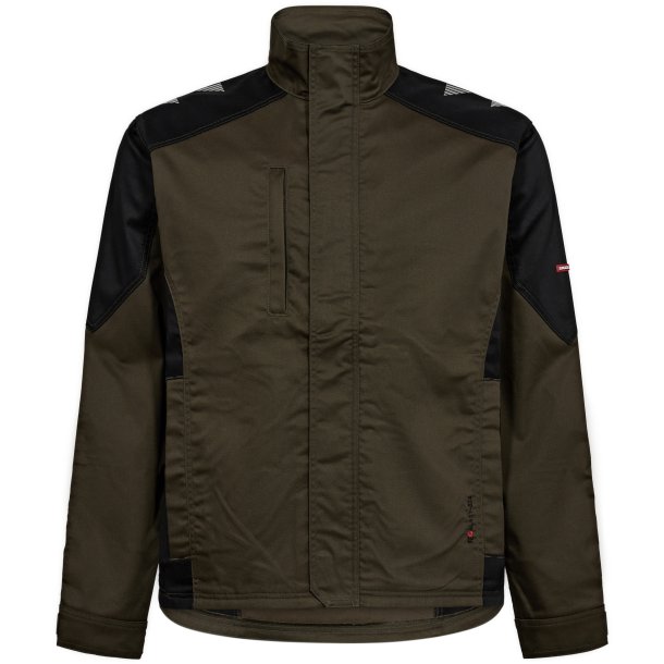 ENGEL Galaxy arbejdsjakke med stræk Forest Green/Sort 1809-255