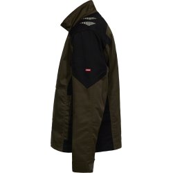 ENGEL Galaxy arbejdsjakke med stræk Forest Green/Sort 1809-255