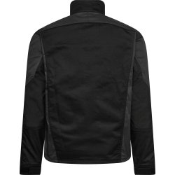 ENGEL Galaxy arbejdsjakke med strk Sort/Antrazitgr 1809-255