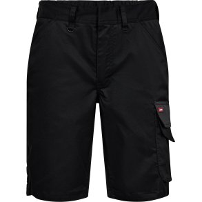 ENGEL Galaxy arbejdsshorts med strk Sort/Antrazitgr 6809-255