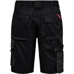 ENGEL Galaxy arbejdsshorts med stræk Sort/Antrazitgrå 6809-255