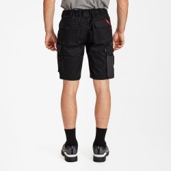 ENGEL Galaxy arbejdsshorts med stræk Sort/Antrazitgrå 6809-255