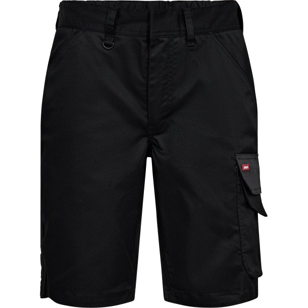 ENGEL Galaxy arbejdsshorts med strk Sort/Antrazitgr 6809-255