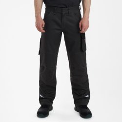 ENGEL Galaxy bomuld arbejdsbukser Antrazitgrå/Sort 2850-570