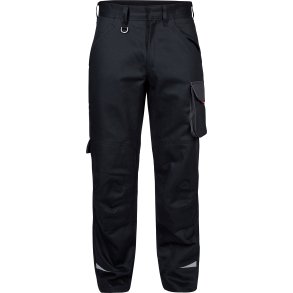 ENGEL Galaxy bomuld arbejdsbukser Sort/Antrazitgr 2850-570