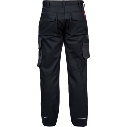 ENGEL Galaxy bomuld arbejdsbukser Sort/Antrazitgrå 2850-570