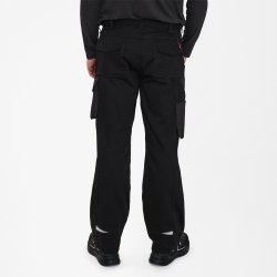 ENGEL Galaxy bomuld arbejdsbukser Sort/Antrazitgrå 2850-570