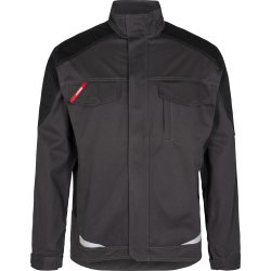 ENGEL Galaxy bomuld arbejdsjakke Antrazitgrå/Sort 1850-570