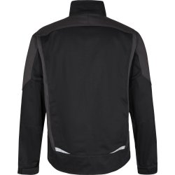 ENGEL Galaxy bomuld arbejdsjakke Sort/Antrazitgrå 1850-570