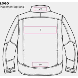 ENGEL Galaxy bomuld arbejdsjakke Sort/Antrazitgrå 1850-570