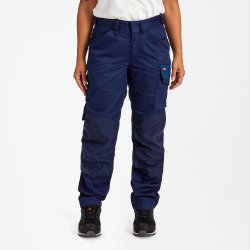 ENGEL Galaxy dame arbejdsbukser med stræk Blue Ink/Dark Petrol 2816-255