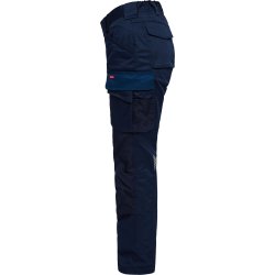 ENGEL Galaxy dame arbejdsbukser med stræk Blue Ink/Dark Petrol 2816-255