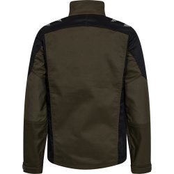 ENGEL Galaxy dame arbejdsjakke med stræk Forest Green/Sort 1816-255