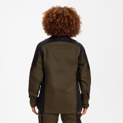 ENGEL Galaxy dame arbejdsjakke med stræk Forest Green/Sort 1816-255