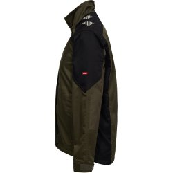 ENGEL Galaxy dame arbejdsjakke med stræk Forest Green/Sort 1816-255