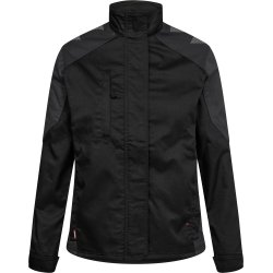 ENGEL Galaxy dame arbejdsjakke med stræk Sort/Antrazitgrå 1816-255