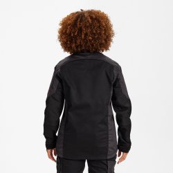 ENGEL Galaxy dame arbejdsjakke med stræk Sort/Antrazitgrå 1816-255