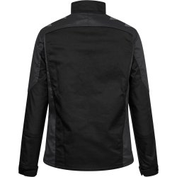 ENGEL Galaxy dame arbejdsjakke med stræk Sort/Antrazitgrå 1816-255