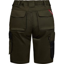 ENGEL Galaxy dame shorts med strk Forest Green/Sort 6816-255