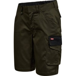 ENGEL Galaxy dame shorts med strk Forest Green/Sort 6816-255