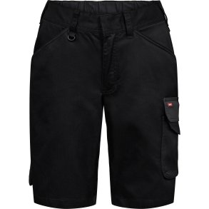 ENGEL Galaxy dame shorts med strk Sort/Antrazitgr 6816-255