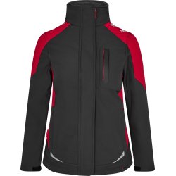 ENGEL Galaxy dame softshelljakke Antrazitgr�/Tomato Red 8815-229