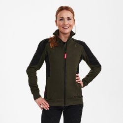 ENGEL Galaxy dame Sweat Cardigan Forest Green/Sort 8825-233