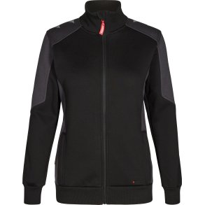 ENGEL Galaxy dame Sweat Cardigan Sort/Antrazitgr 8825-233