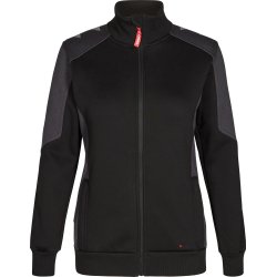 ENGEL Galaxy dame Sweat Cardigan Sort/Antrazitgrå 8825-233