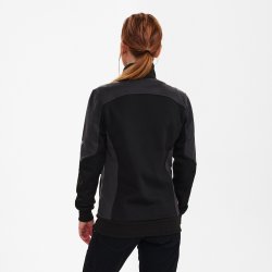 ENGEL Galaxy dame Sweat Cardigan Sort/Antrazitgrå 8825-233