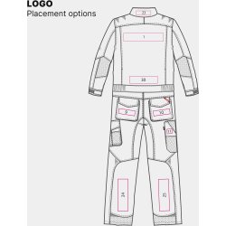 ENGEL Galaxy kedeldragt Antrazitgr/Tomato Red 4810-254
