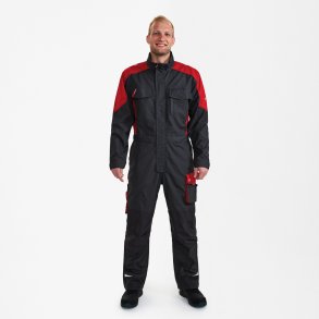 ENGEL Galaxy kedeldragt Antrazitgr�/Tomato Red 4810-254