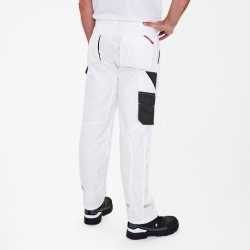 ENGEL Galaxy Light arbejdsbukser Hvid/Antrazitgr 2290-880