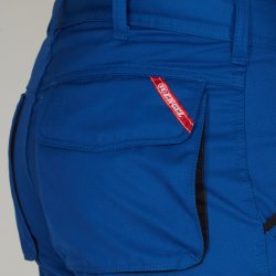 ENGEL Galaxy Light arbejdsbukser Surfer Blue/Sort 2290-880