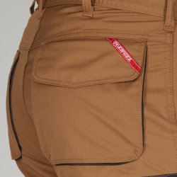 ENGEL Galaxy Light arbejdsbukser Toffee Brown/Antrazitgrå 2290-880