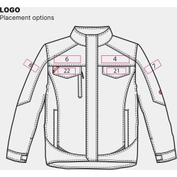 ENGEL Galaxy Light arbejdsjakke Blue Ink/Dark Petrol 1290-880