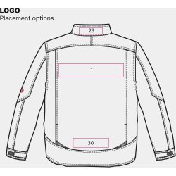 ENGEL Galaxy Light arbejdsjakke Blue Ink/Dark Petrol 1290-880