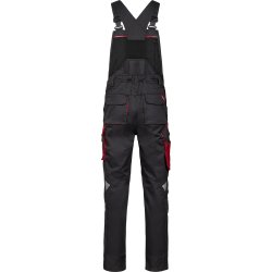 ENGEL Galaxy overall med stræk Antrazitgrå/Tomato Red 3809-255