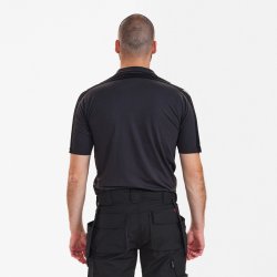 ENGEL Galaxy Poloshirt Antrazitgr/Sort 9811-141