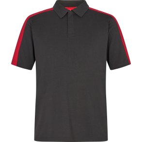 ENGEL Galaxy Poloshirt Antrazitgr/Tomato Red 9811-141